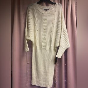 White Sweater Dress